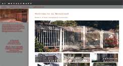 Desktop Screenshot of a1metalcraft.com