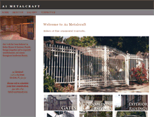 Tablet Screenshot of a1metalcraft.com